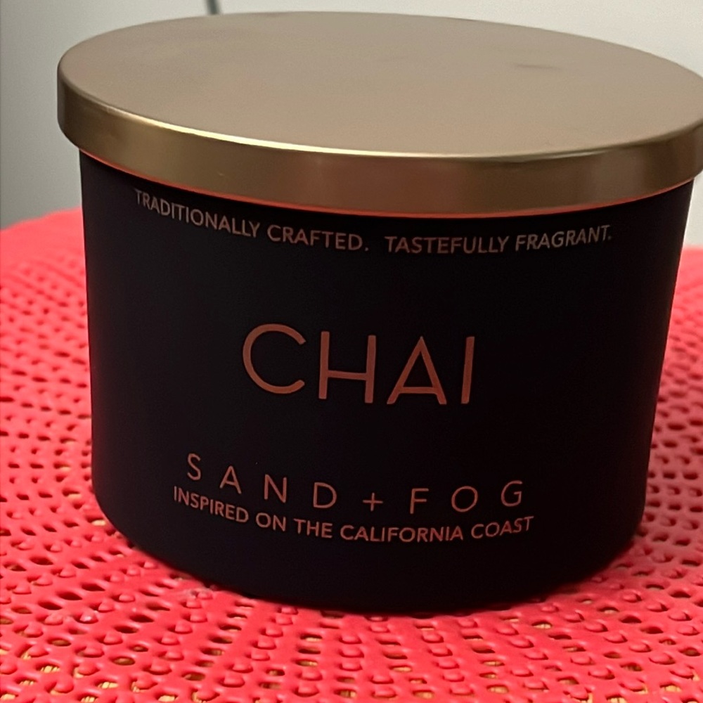 Chai Candle from Sand and Fog 12 oz